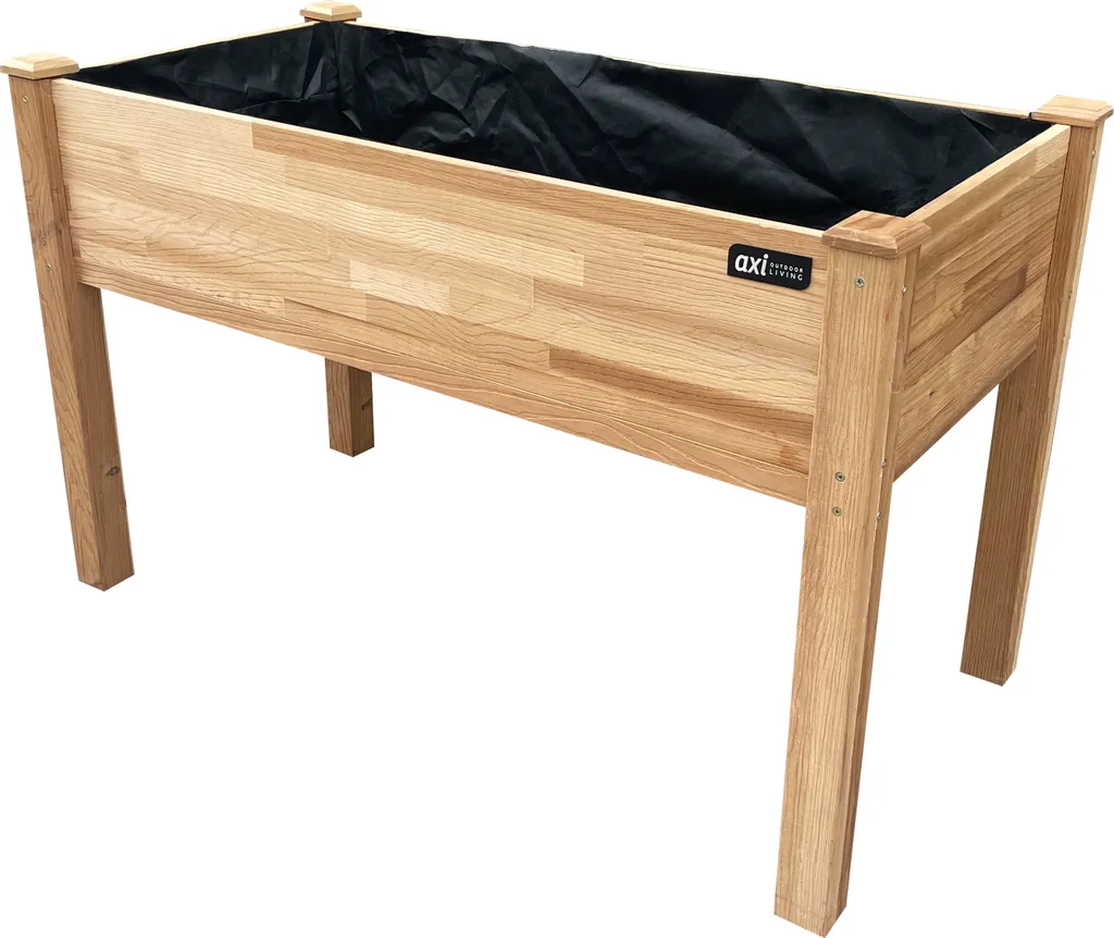 Bac à fleurs surélevé 122cm idéal pour cultiver sur balcon et patio - 6