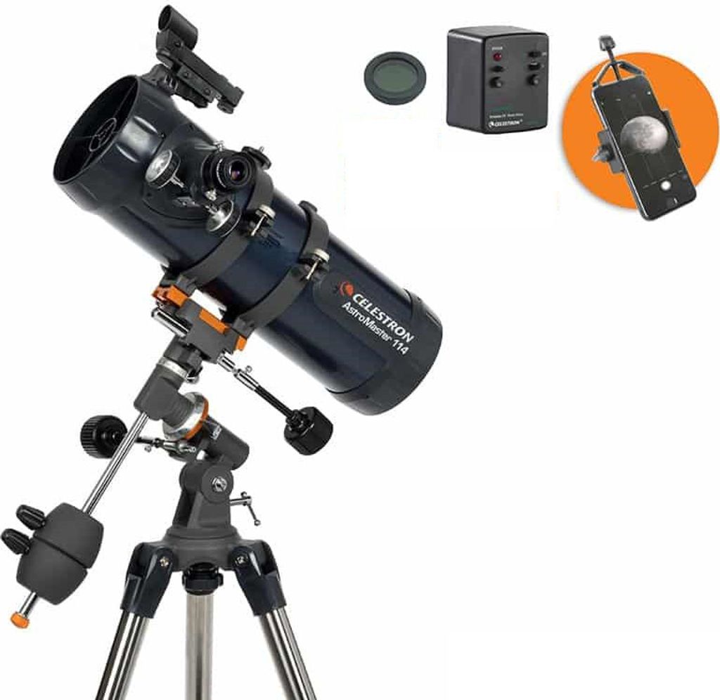 Celestron Astromaster 114EQ-MD Reflektor 100x Schwarz