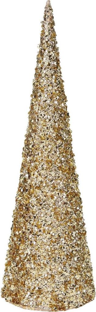 Goodwill Weihnachtsbaum Glitter Gold-Creme H 45 cm