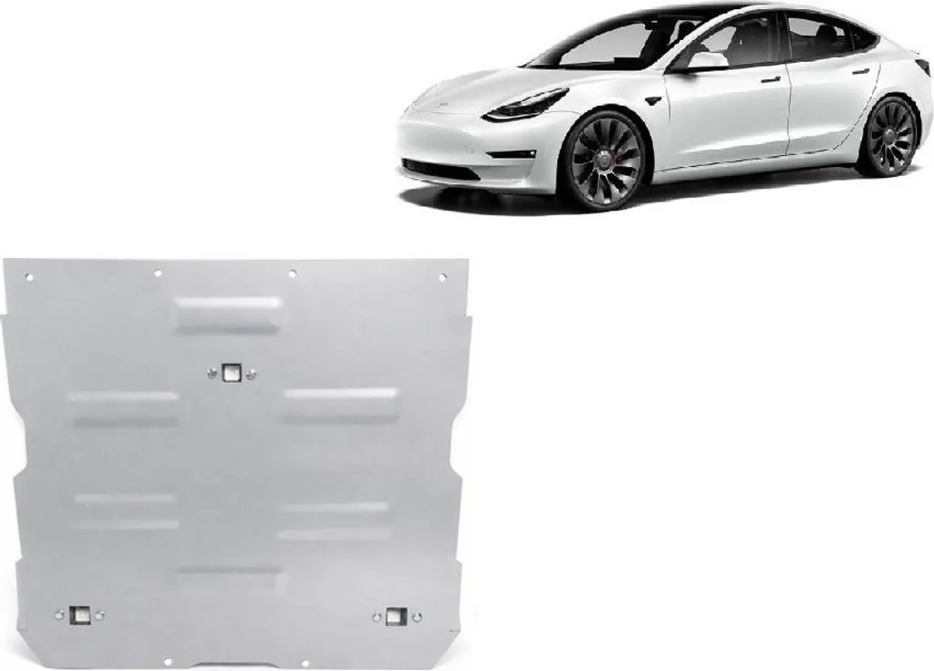 Carter de protection sous moteur en aluminium Tesla Model 3 AWD robuste
