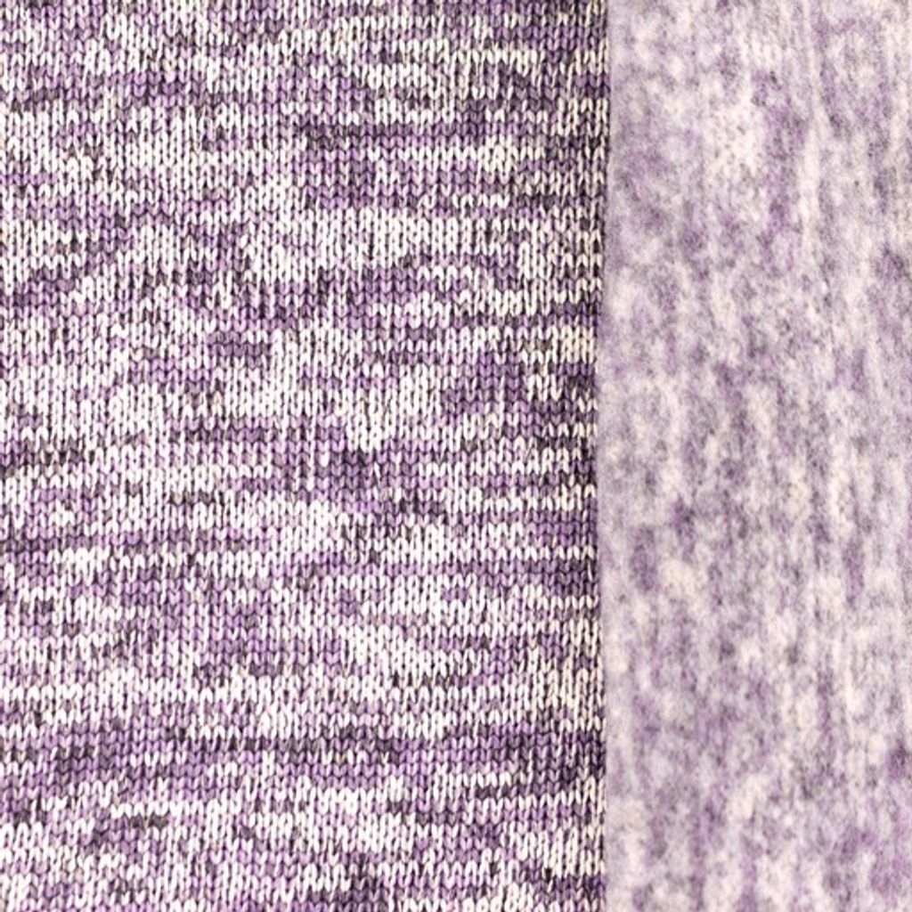 Strickfleece-KARINA Lavendel von Stofftreff Santi -ca. 160 cm breit-ca. 285 g/QM-50 cm Schritte-Meterware-88 Prozent Polyester-12 Prozent Viskose