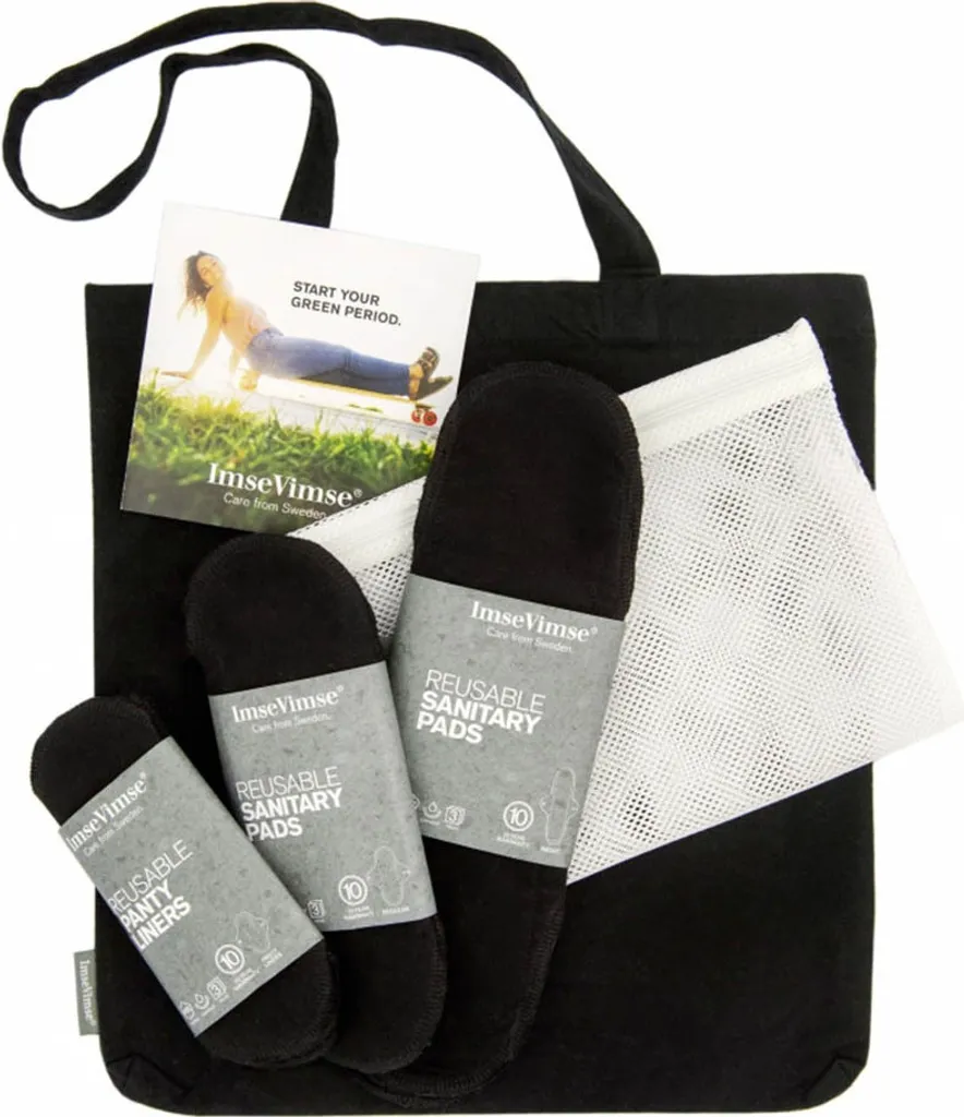 Start Kit Serviettes Hygiéniques à Ailettes Black : Fini les Fuites