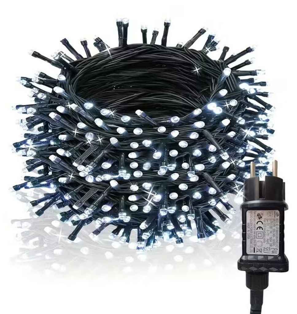 Extralink, LED-Lichterkette, 500 LED, kaltweiß, Länge 3 + Produktbild 