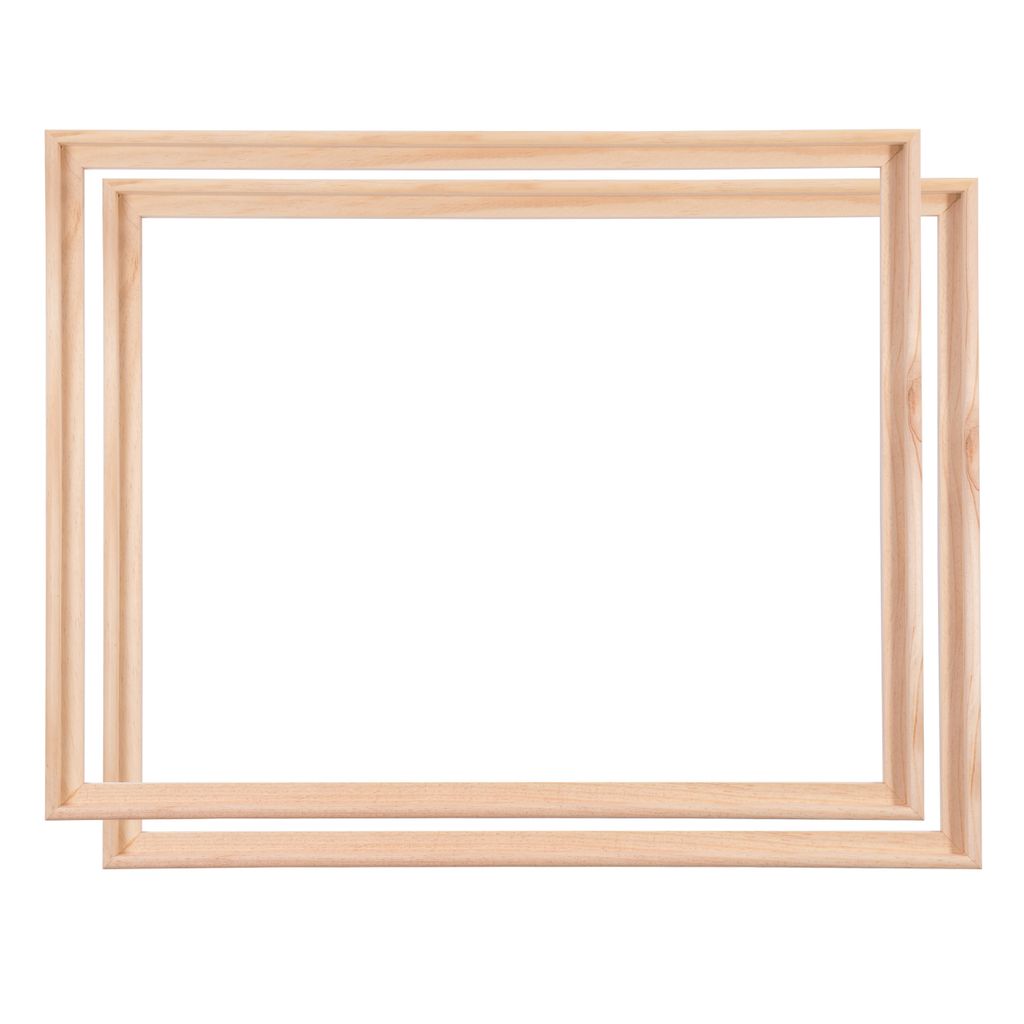 2 SCHATTENFUGENRAHMEN für KEILRAHMEN 50x60cm | Rahmen für Produktbild 