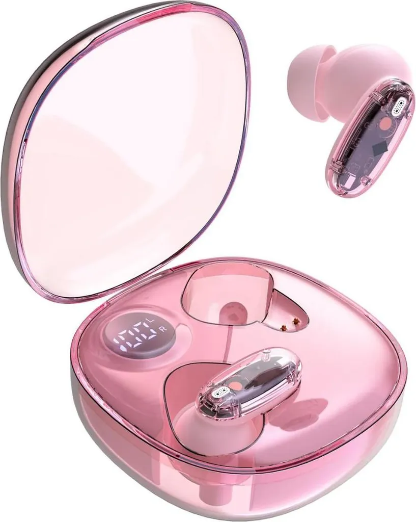 Cuffie Rosa Mars Gaming MHIB2: Bluetooth 5.4 e Batteria 24 Ore - 1