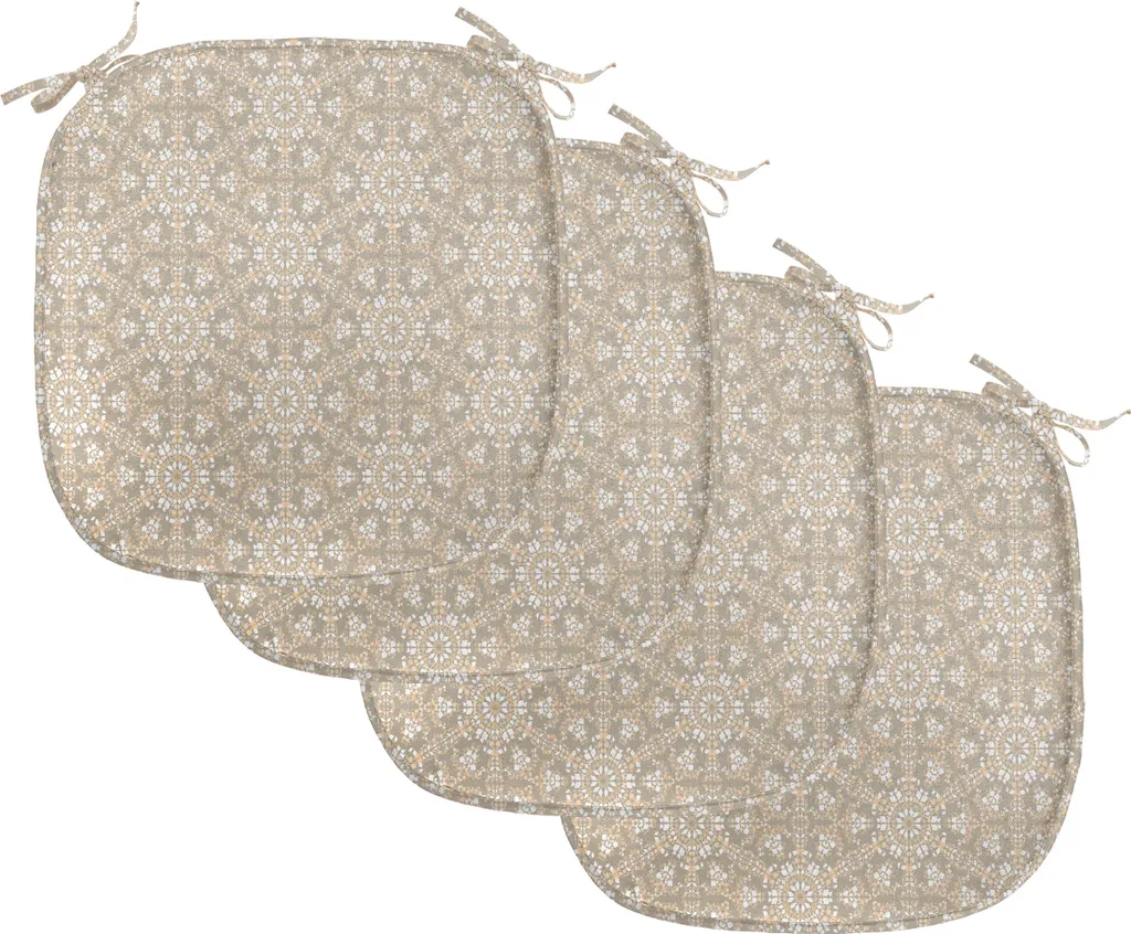 Coussin Chaise Anti-Glisse et Imperméable Mosaïque Romaine 40x40 Lot