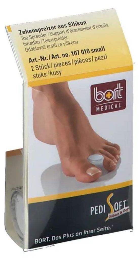 bort PEDISOFT Zehenspreizer aus Silikon, 1 St. Packung Produktbild 