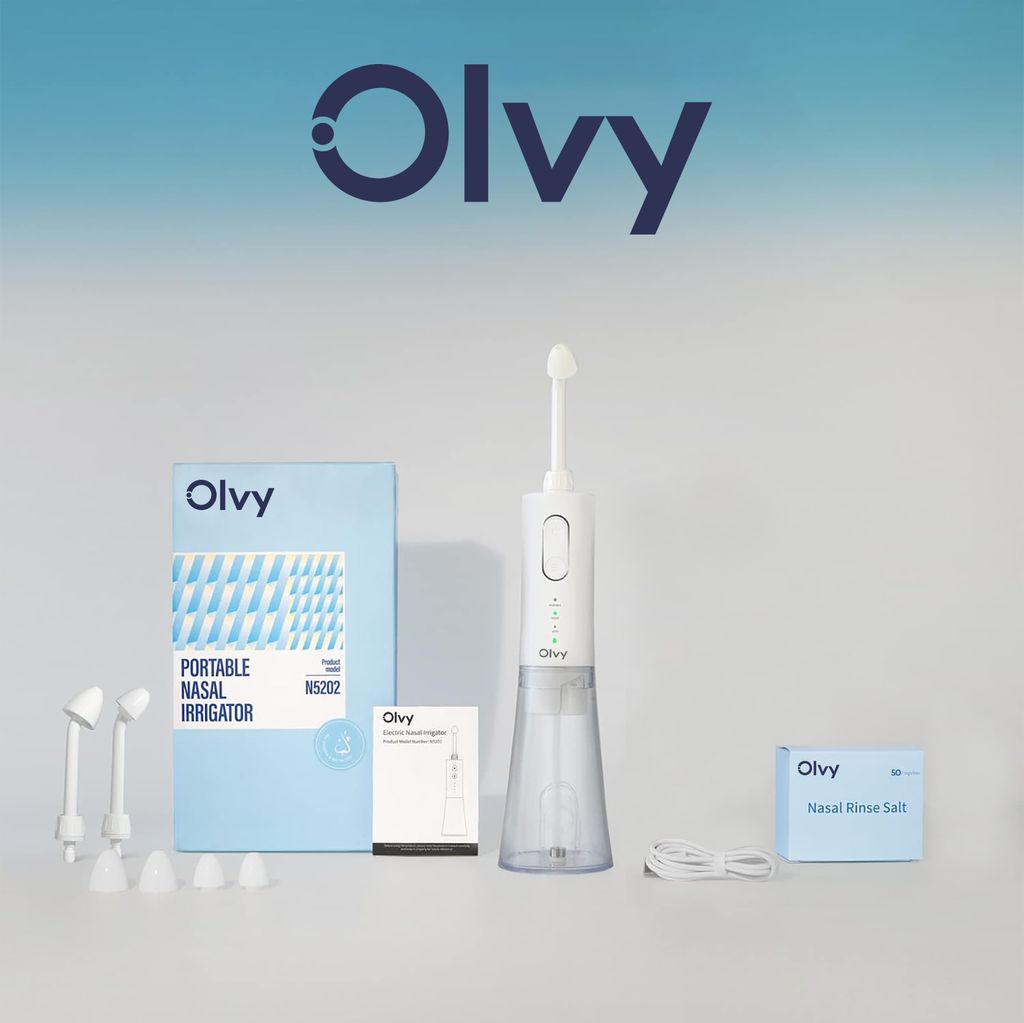 Olvy Elektrisch Nasendusche, Elektrischer Neti Pot, Nasales Produktbild 7
