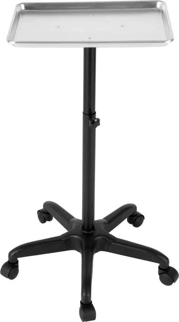 Carrello Parrucchiere Regolabile Argento in Metallo | Arredo Salone Professionale - 5