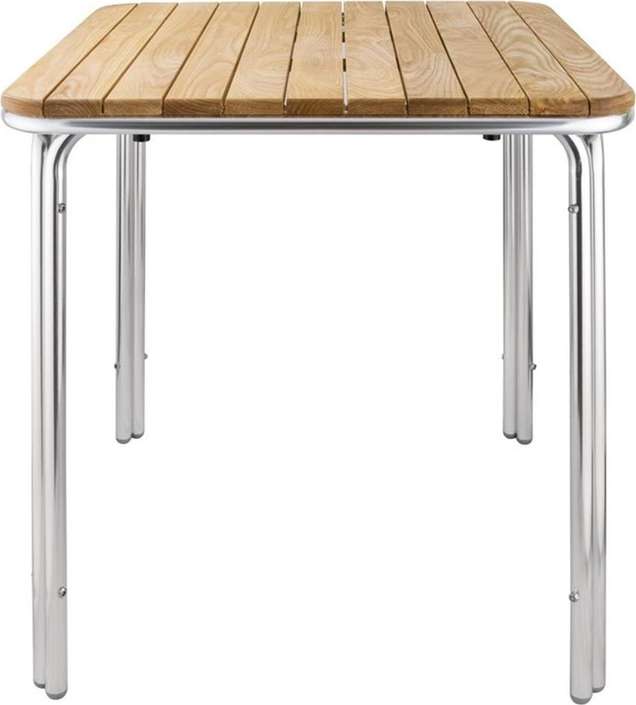 Bolero quadratischer Tisch Eschenholz 4 Beine 70cm