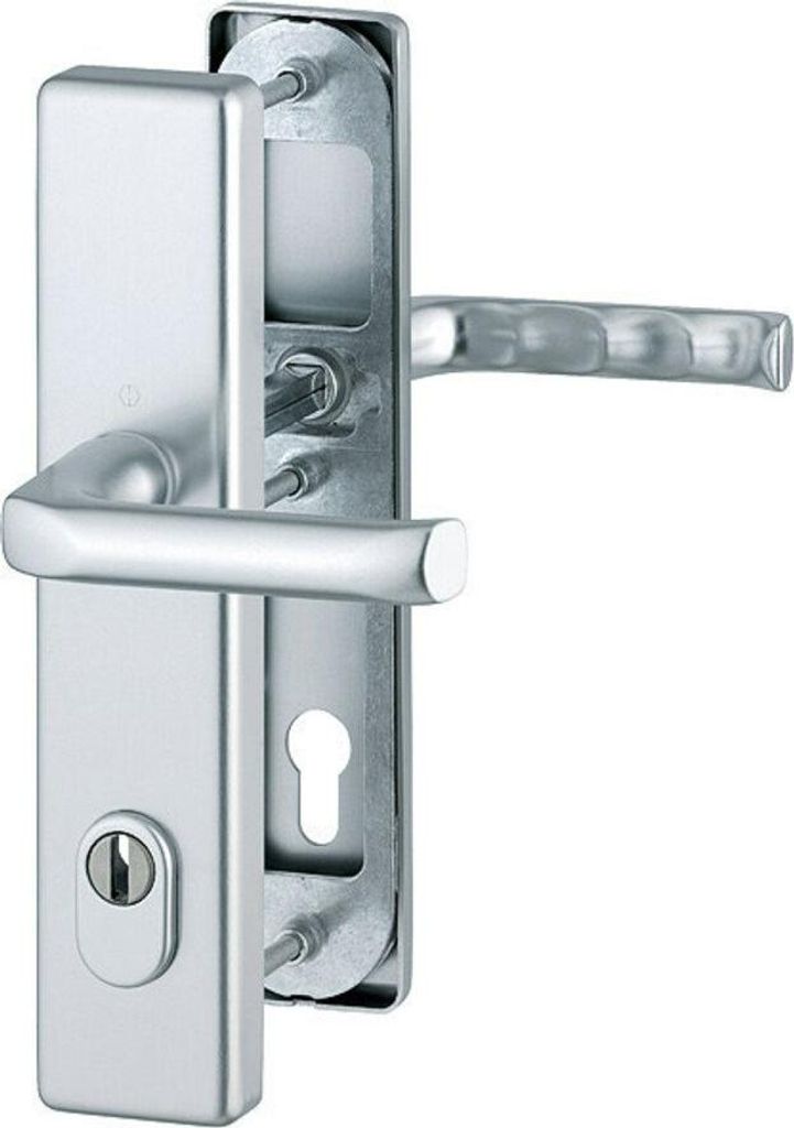 Hoppe Schutz-Drückergarnitur London 61G / 2222ZA / 2220 / 113 ES1 SK2 PZ Vierkant 10mm - 3672881