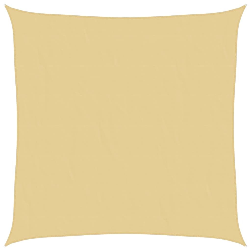 Sonnensegel Sandfarbe 4x4 m 100% Polyester Oxford