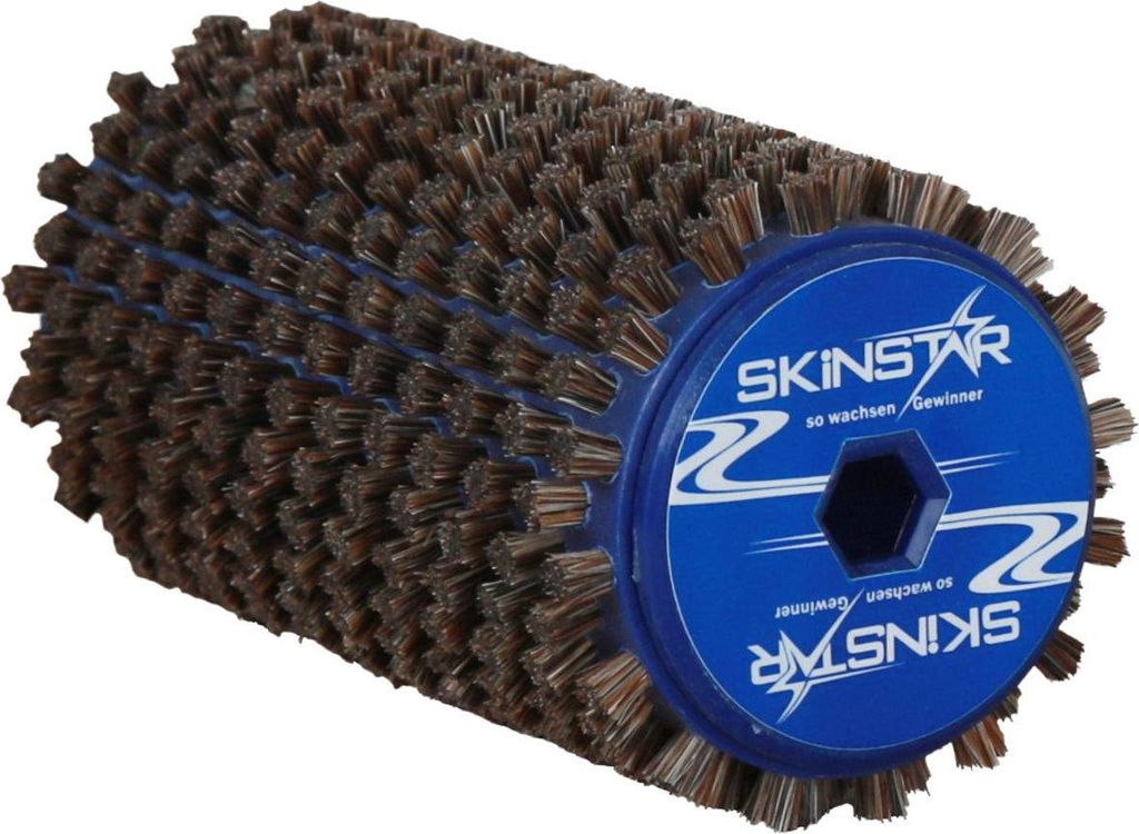 SkinStar Belagbürste Rotorbürste Skibelag Speed Brush Rosshaar 100mm