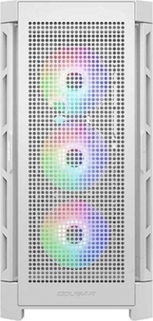 Cougar AirFace Pro RGB Mid Tower Gehärtetes Glas USB-C Weiß
