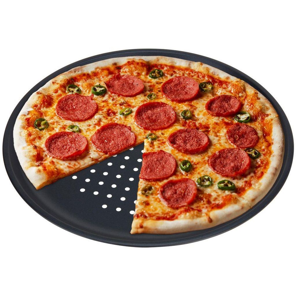 Teglia pizza forata con antiaderente per una pizza perfetta Immagine del prodotto 