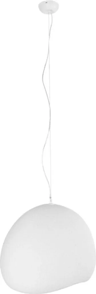 Lustre PIERRE Blanc Maxlight en Résine - Suspension E27 Design 200cm