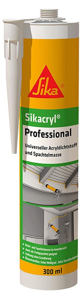 Sikacryl Professional weiß 300ml Acryldichtstoff Obrázok produktu 