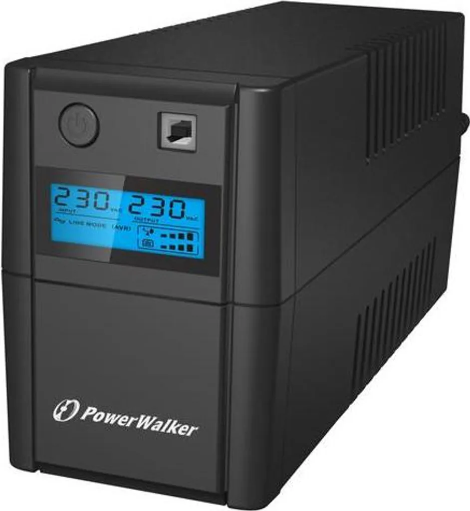 Onduleur Informatique 650VA pour PC et Box Internet - PowerWalker VI 650