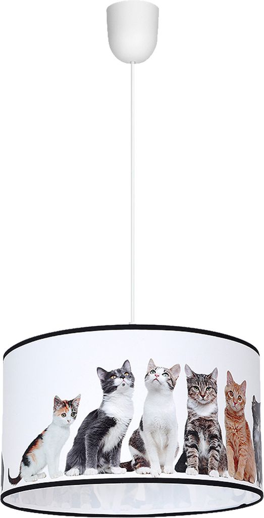 Deckenleuchte Cats Pendelleuchte 1Xe27 Deckenlampe Kinderzimmer Kinderleuchte