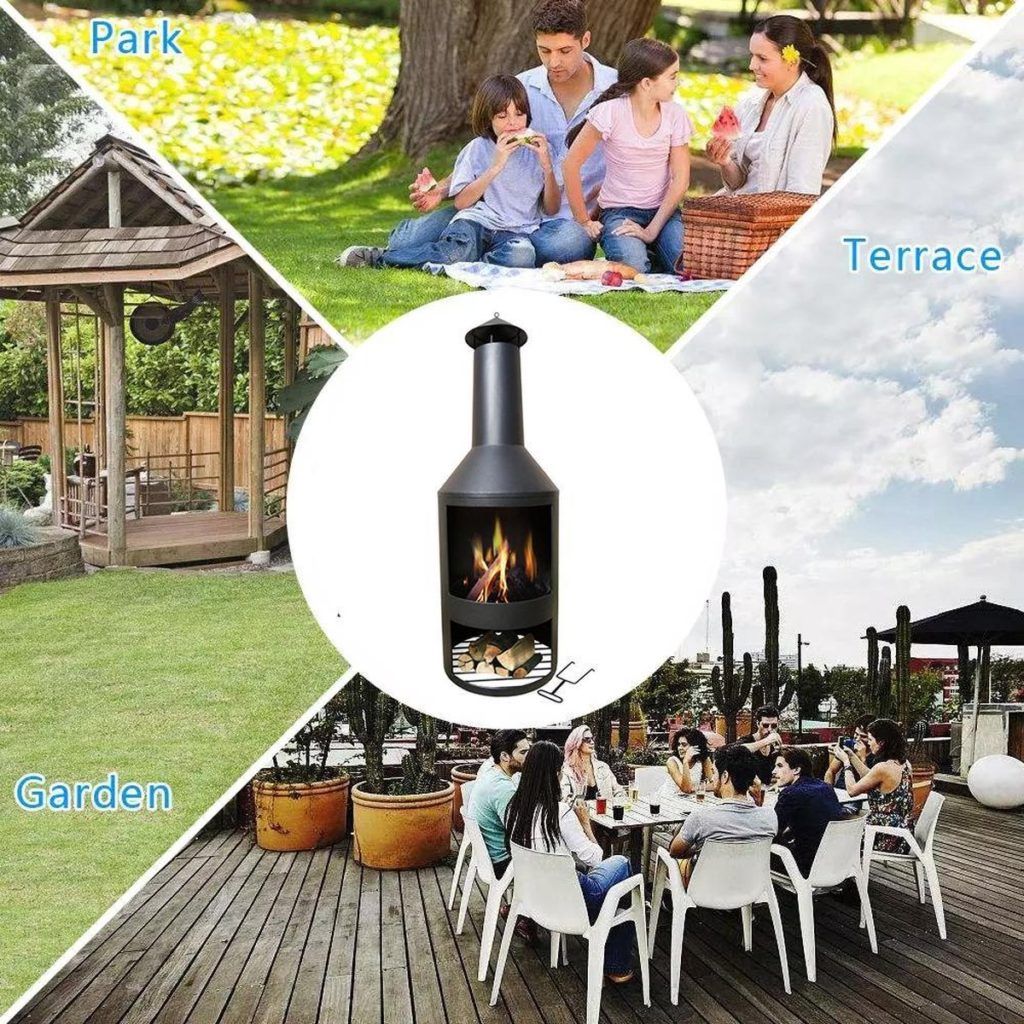 RESCH 502594 Terrassenkamin / Gartenkamin mit Funkenschutz, Produktbild 7