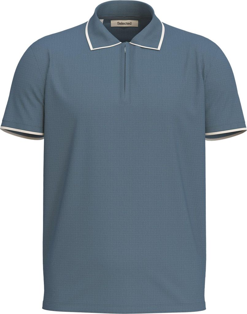 Selected Fave Sport Zip Poloshirt Herren