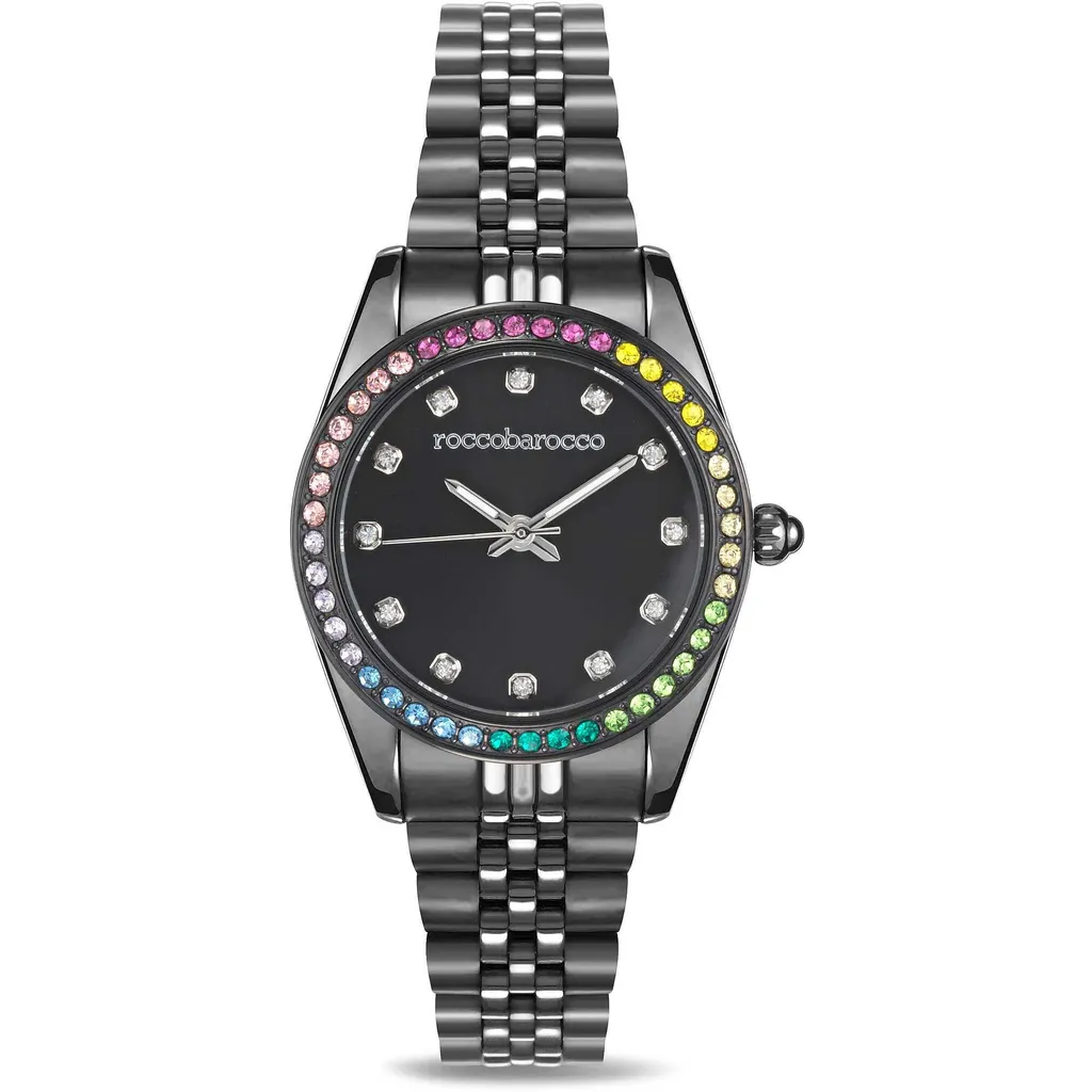 Orologio RoccoBarocco Black Collection Just Donna - Solo Tempo Elegante