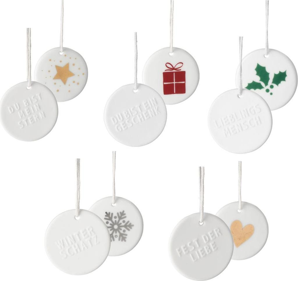 Winterbotschaften deutsch 5er Set