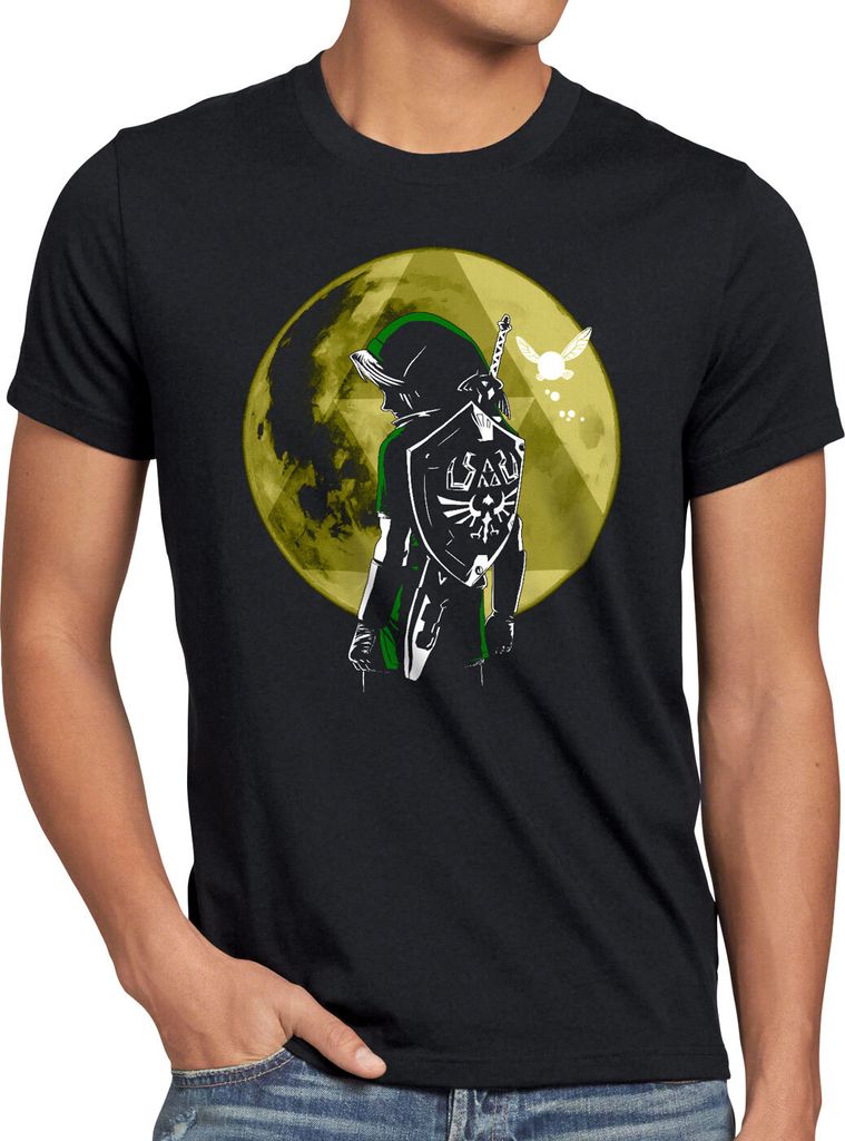 style3 Link Tri force Mond Herren T-Shirt prinzessin awakening