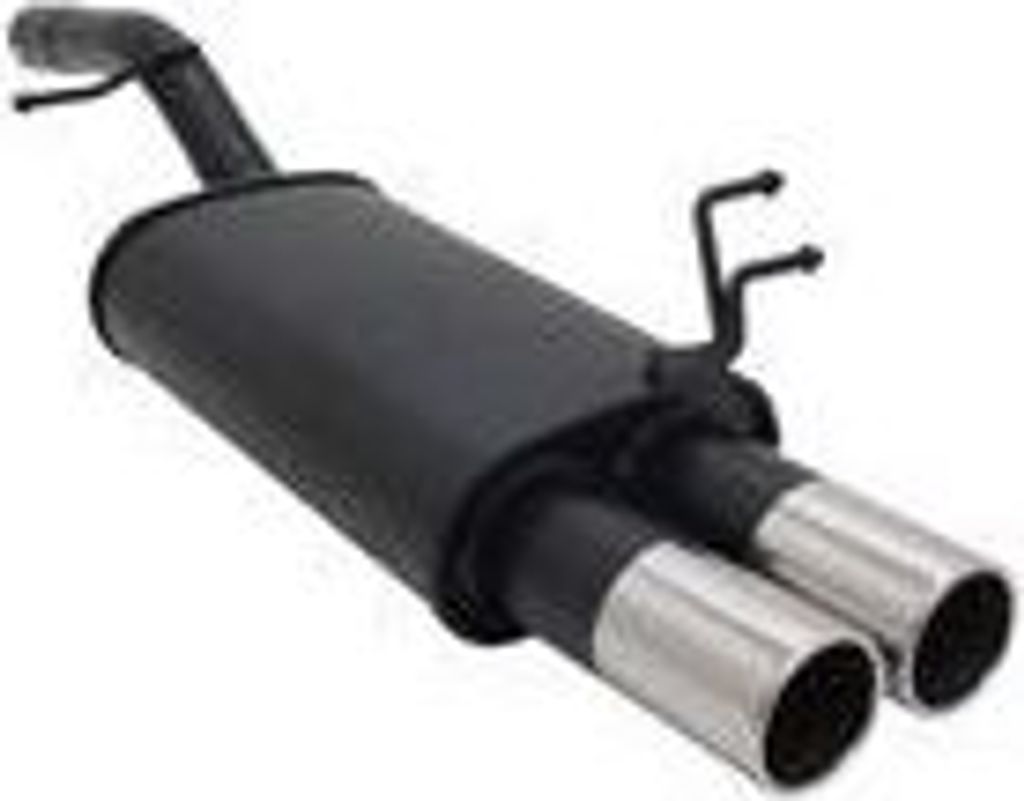 Novus Sportendschalldämpfer für Ford Fiesta (JH/JD) 2 x 76mm