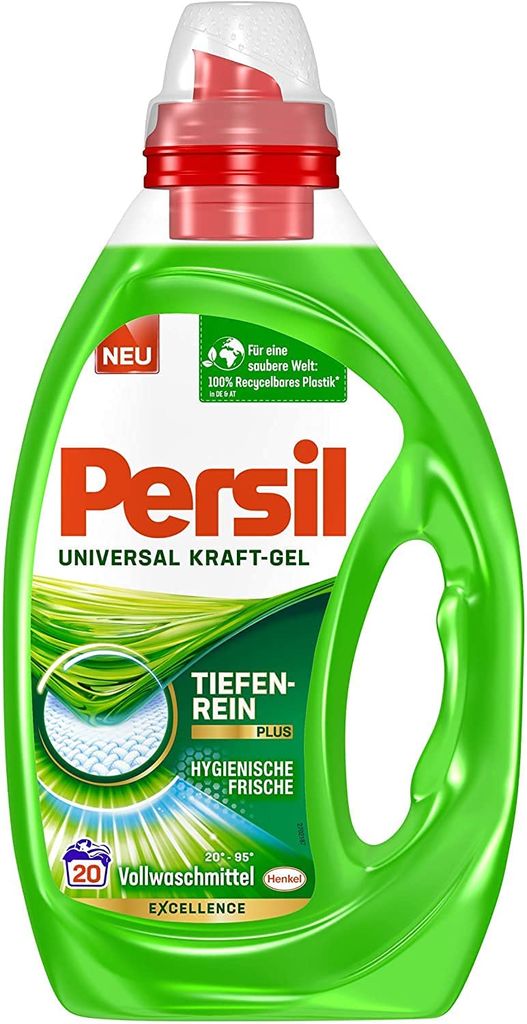 Persil Universal Gel Flüssigwaschmittel Reinheit & Pflege 20 Waschladungen