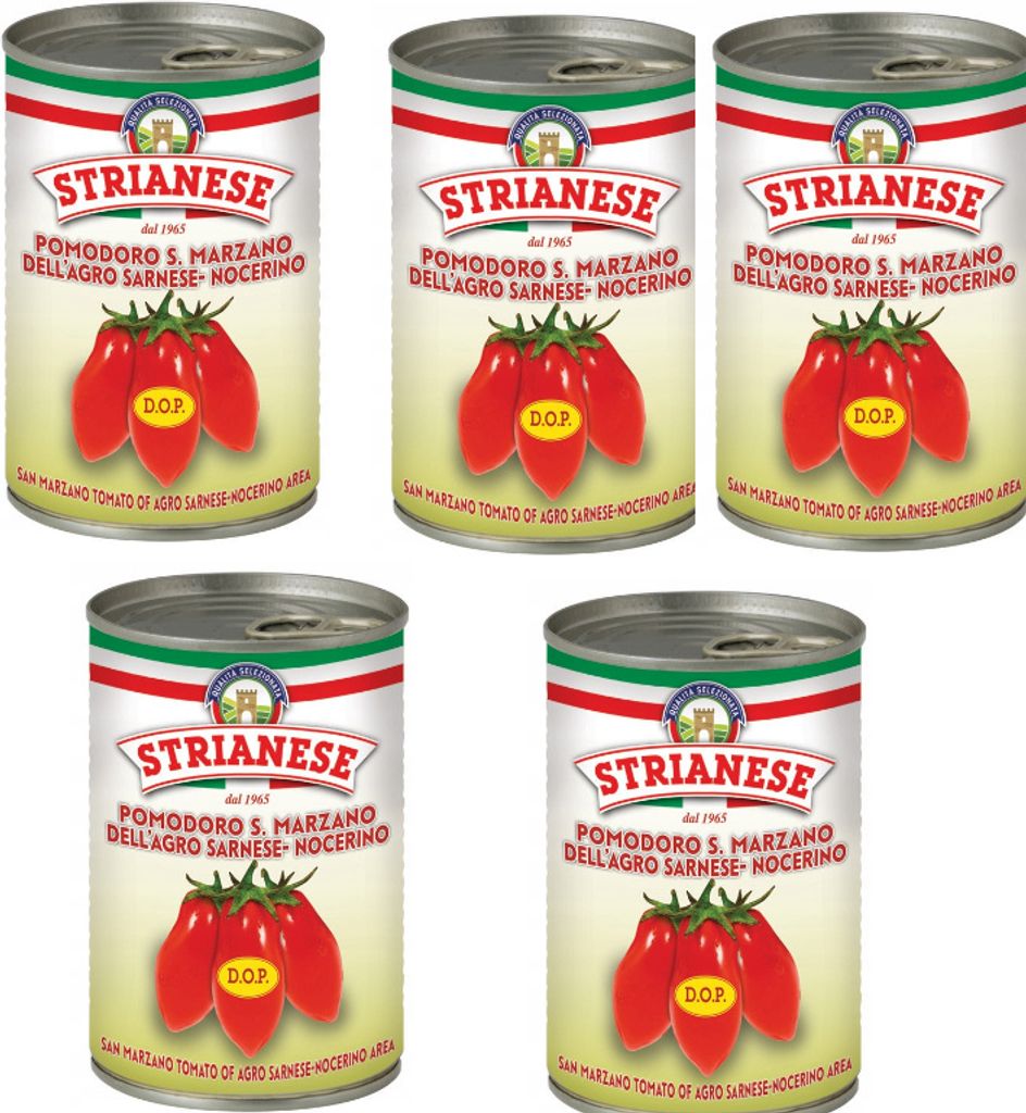 San Marzano Tomaten DOP 5x400g - Strianese Produktbild 