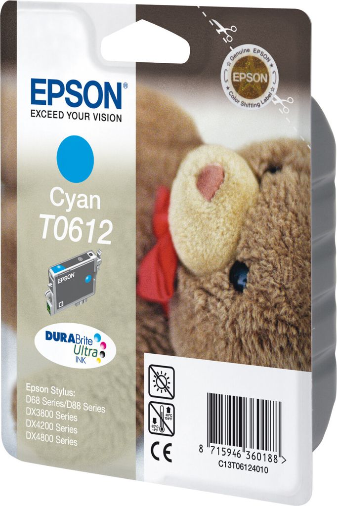 Epson Original-Patrone C13T06124020 DURABrite Ultra Blister Cyan C13T06124020