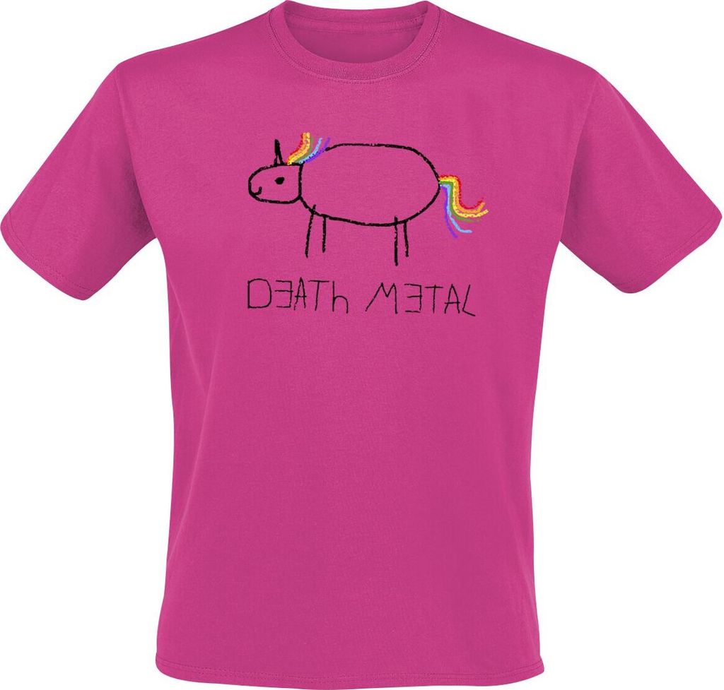 Death Metal T-Shirt Herren fuchsia 3XL