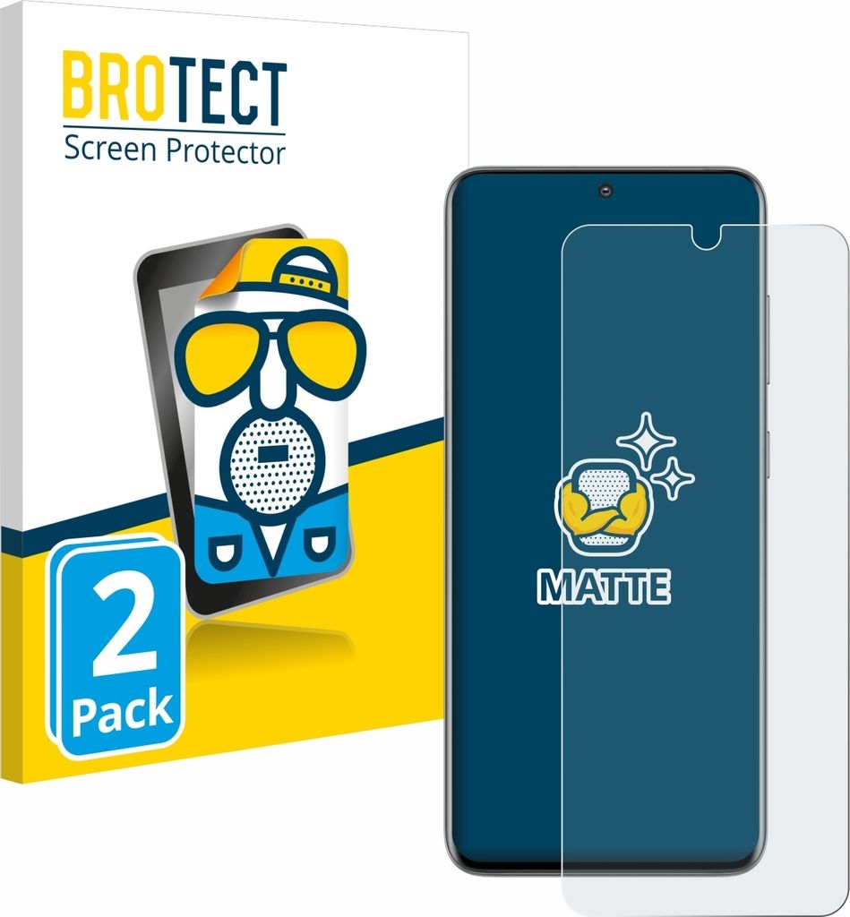 2x BROTECT Schutzfolie für Samsung Galaxy S20 Displayschutz Displayschutzfolie Folie Matt Entspiegelungsfolie