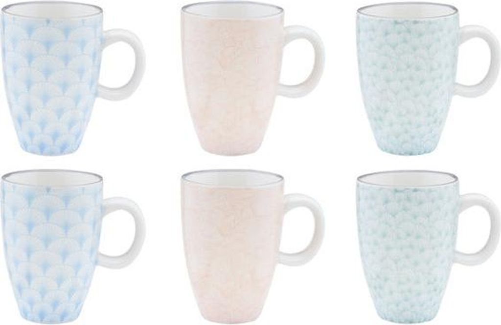 Tassenmuster 6-teiliges Set