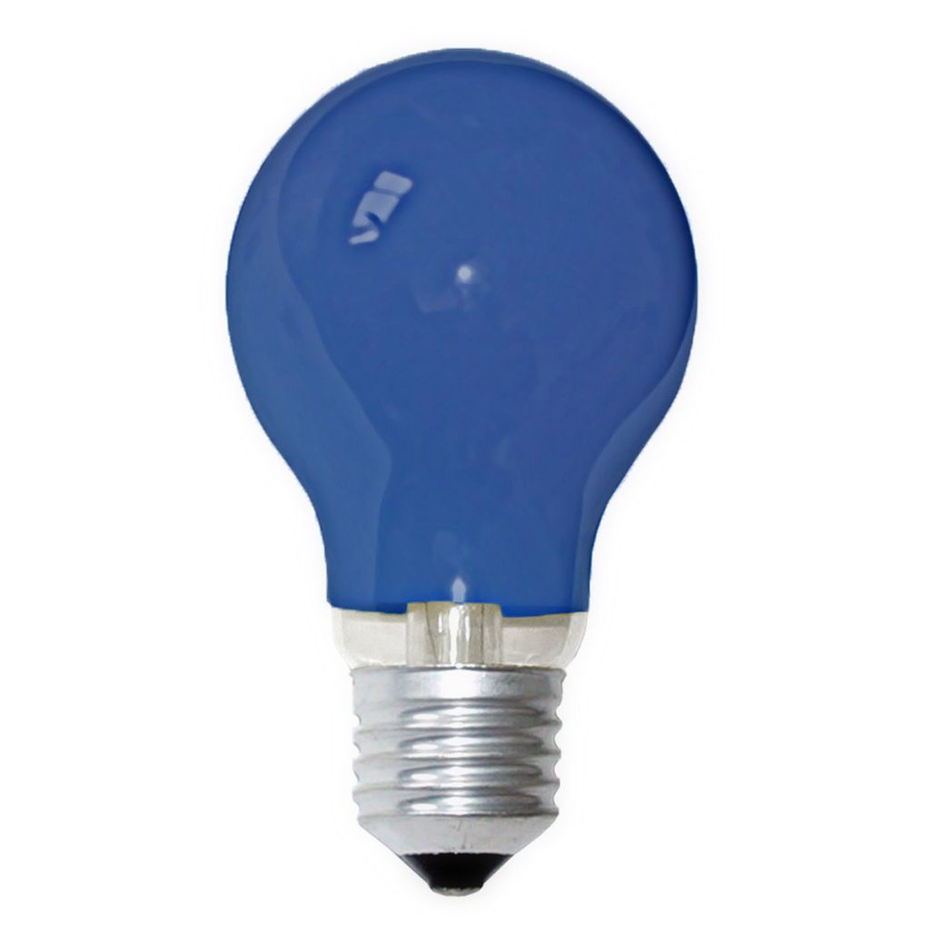 Merkur Glühbirne 40W E27 240V Blau Glühlampe 40 Watt bunt Productafbeelding 