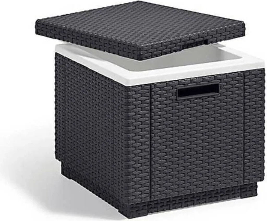 Sgabello Allibert Ice Cube con cool box, colore: grafite - 15