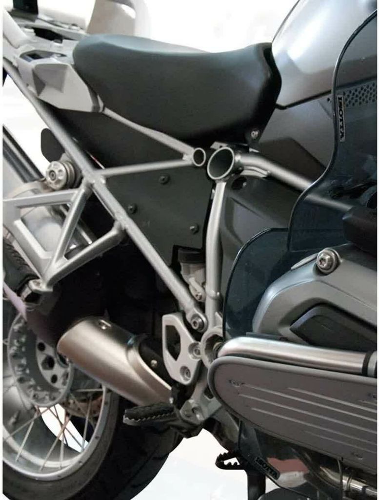 ISOTTA matte schwarze Seiten-Spritzschutz für BMW R 1200 GS LC