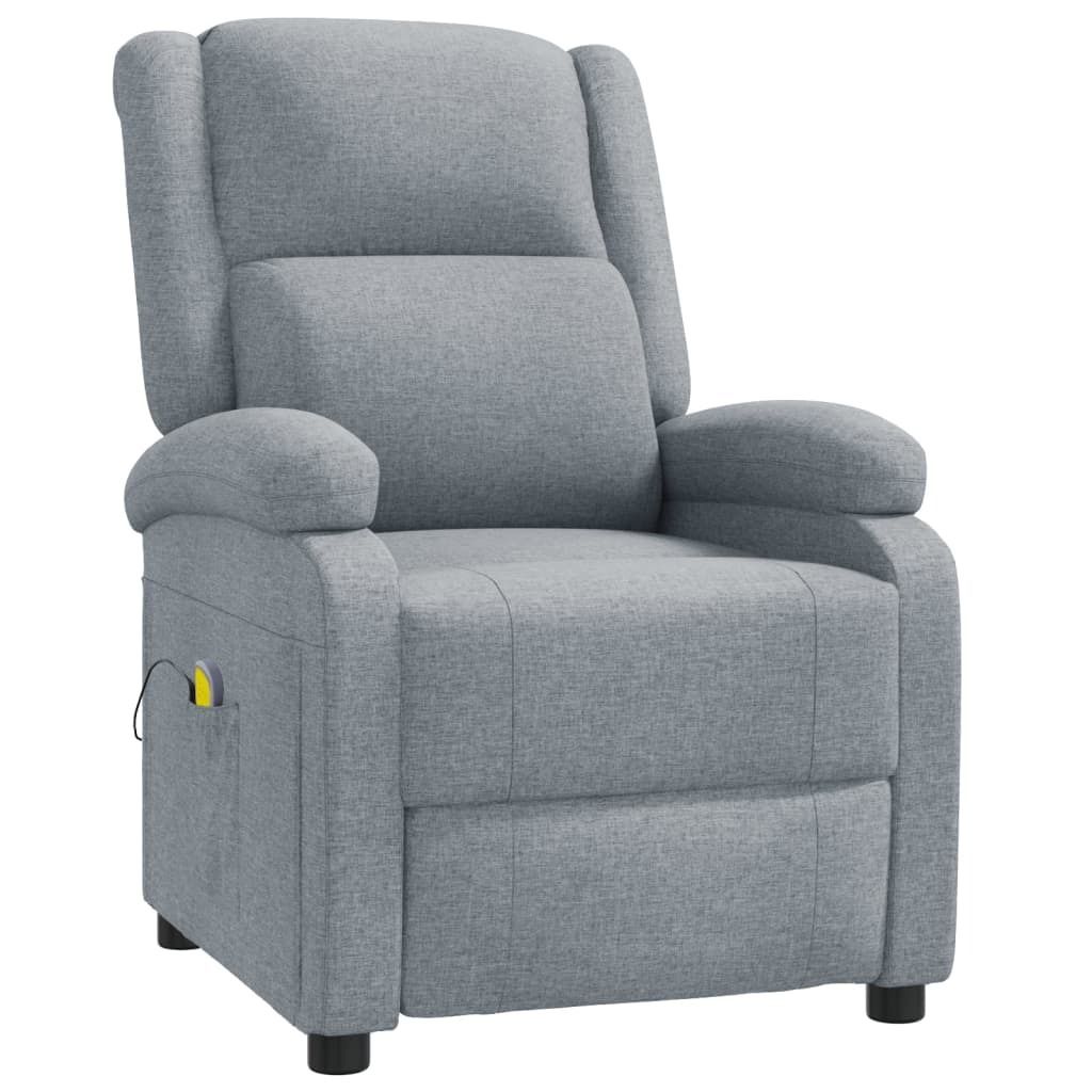 "im Sonderangebot"Massagesessel Modernes - Polstersessel/Einzelsofa - Hellgrau Stoff - 70x93x98 cm DEMöbel 7929673