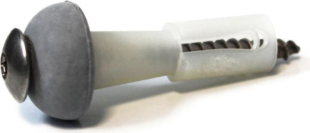 Dichtschrauben 4,8x50mm, 100 Stück V2A für Holz-UK, Edelstahlschraube+Distanzspreizhülse !!PATENTIERTE NEUHEIT!!