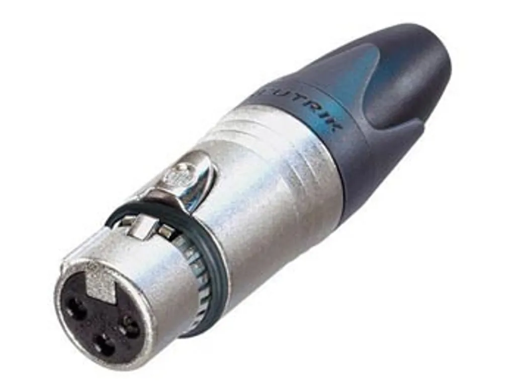 Neutrik - CONNETTORE CAVO XLR, BUSSOLA CAVO EMC A 3 PIN, SENZA INTERRUZIONI