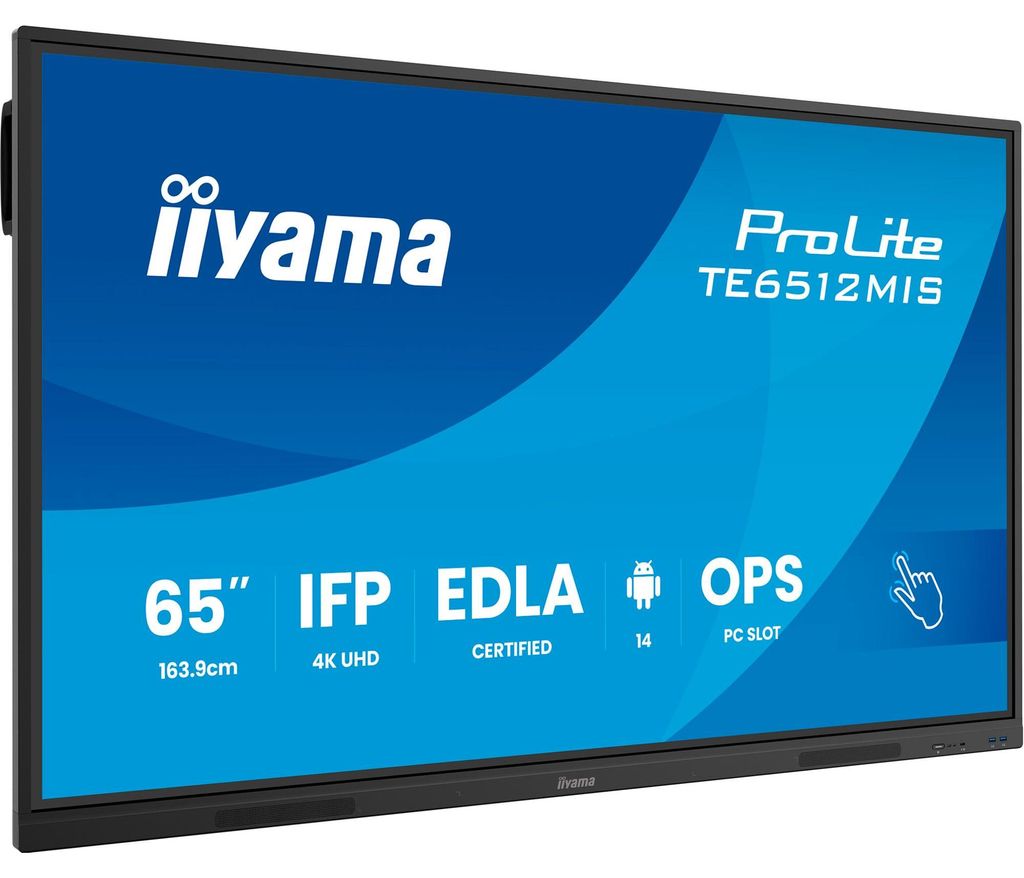 IIYAMA 163.9cm(65") TE6512MIS-B4AG 16:9 Touch HDMI+DP+USB-C Immagine del prodotto 