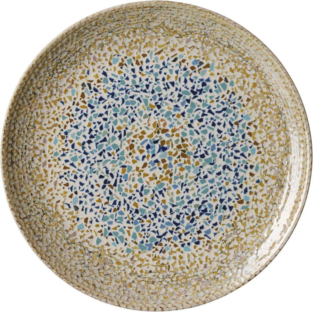 Ritzenhoff und Breker Rimini Sand Mosaik Speiseteller 26x26x2,5cm