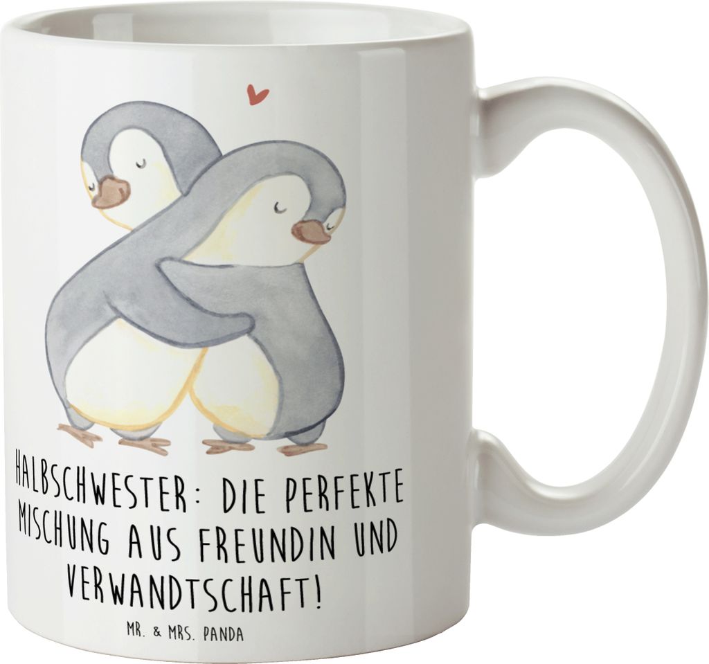 Mr. & Mrs. Panda Becher Halbschwester Glück - Weiß - Produktbild 