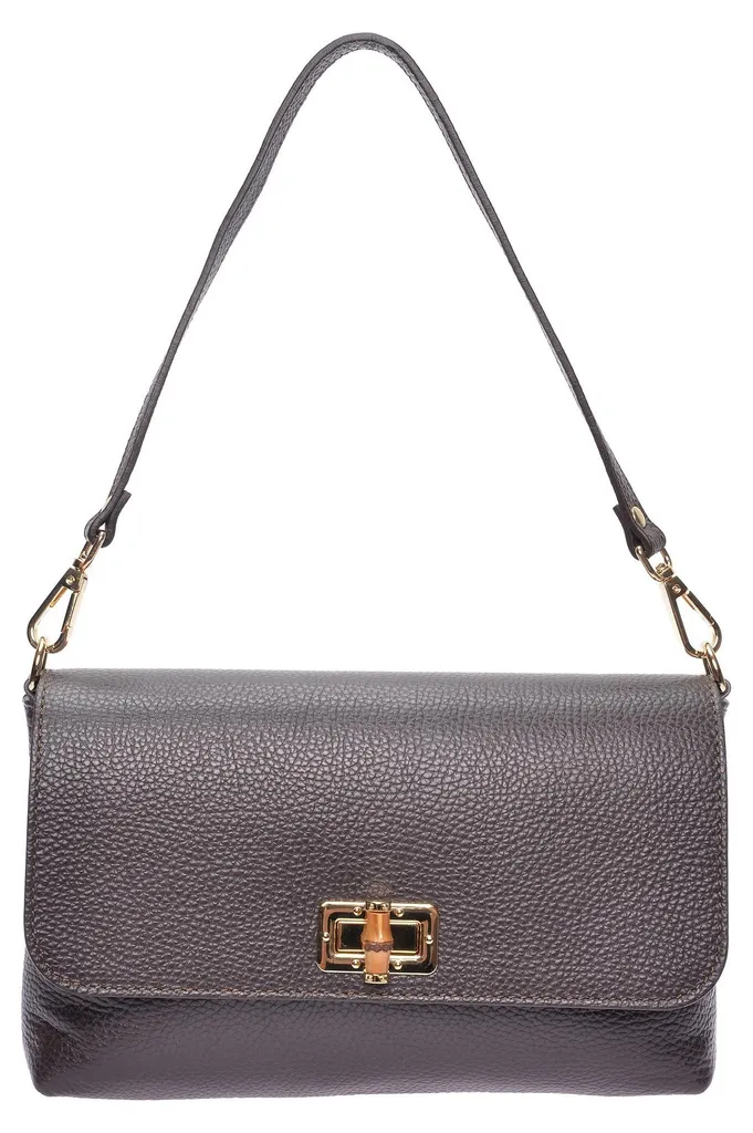 Roberta M Sac à épaule SS26 RM 150T Testa Moro en cuir italien chic