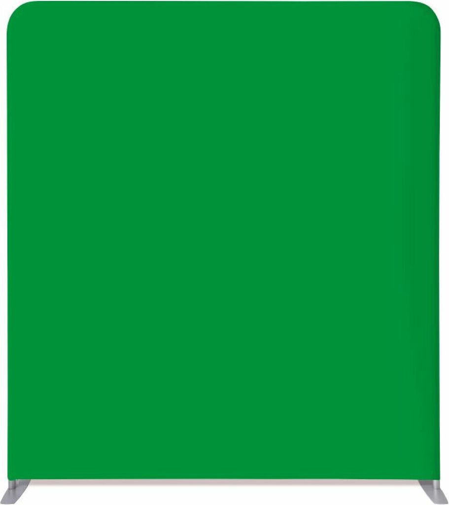 Showdown Zipper-Wall Straight Basic - 200x230cm - Green Screen Chroma Key - Aluminium - Silber