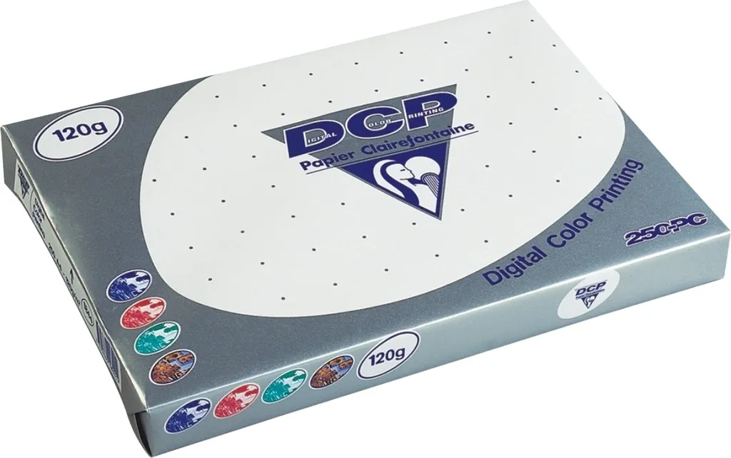 Papier Clairefontaine DCP A4 120g Extra Blanc pour Impression Couleur