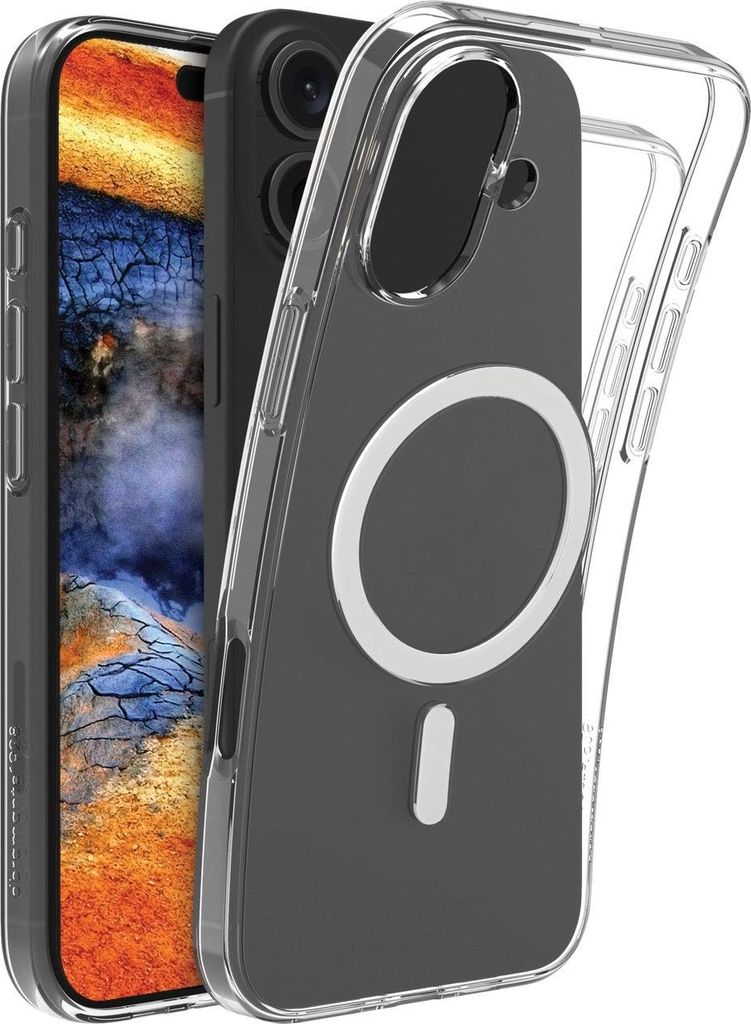 dbramante1928 Greenland Pro - Hintere Abdeckung für Mobiltelefon - kompatibel mit MagSafe - Kunststoff - klar - für Apple iPhone 16