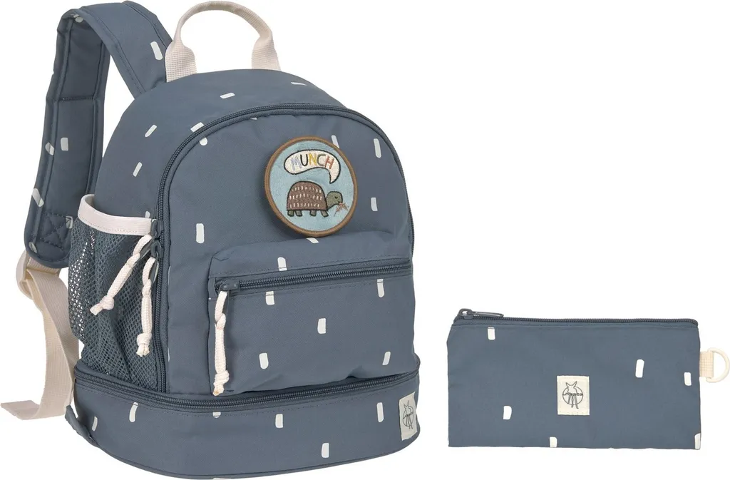 Sac à dos enfant ergonomique bleu nuit - Évite les bretelles qui tombent