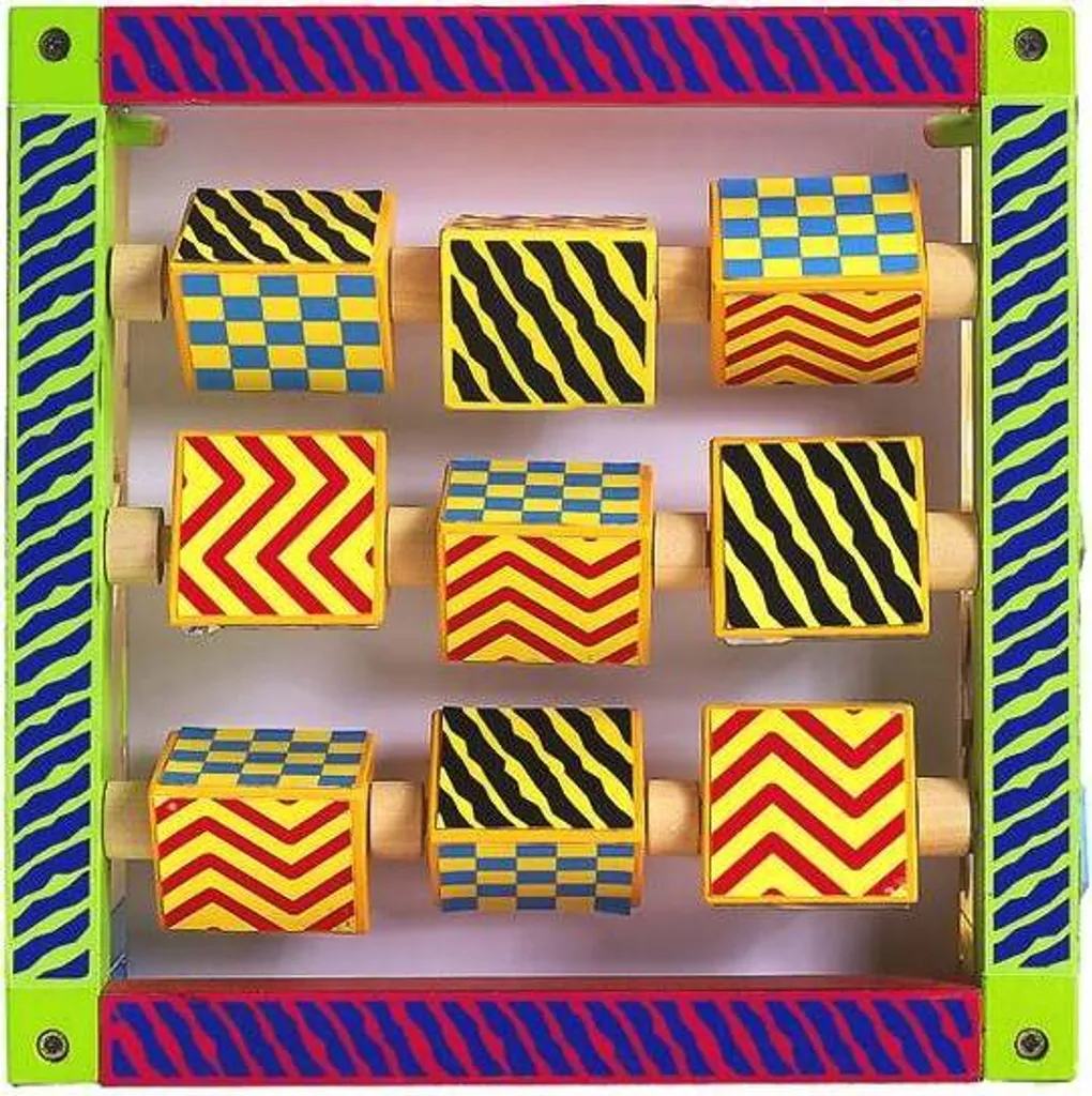 Cube d'Éveil Multi-activités en Bois Eichhorn Color pour Bébé dès 1 An - 27